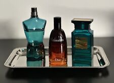 NEW VANITY PERFUME DISPLAY VALET TRAY ENGRAVED DESIGN FOR BATHROOM ENTRYWAY MENS picture