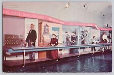 Hall of Communications Postcard Ohio State Museum Display w Museum Mannequins picture