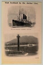 COLUMBIA (Anchor) Port bow view at sea. Photo of Inverary - c1910 picture