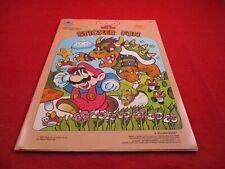 Nintendo Super Mario Bros. Sticker Fun Retro 1989 Activity Book by Golden picture