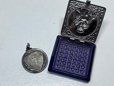 Chaplain's WWII Methodist Soldiers Sterling Silver Cross Medal with Box picture