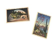 Vintage 1940s Postcards California Arizona Handwritten Retro Collection Lot Of 2 picture
