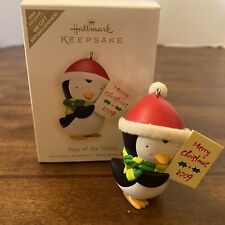 Hallmark Keepsake Ornament Sign of The Times 2009 Handcrafted Exclusive R7 picture
