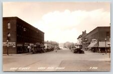 Lake City MN~Lyon Street~Ben Franklin Store~Sweet Shop Ice Cream~1940s Cars RPPC picture