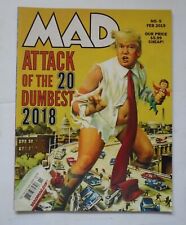MAD Magazine #5  Feb 2019  20 Dumbest Of 2018 50 Foot Donald Trump Cover NM picture