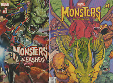 Monsters Unleashed #1 (2017) +MONSTERS #1 (2019) LOT OF 2 CLASSIC MARVEL picture