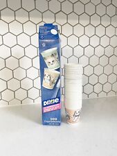 Vintage Dixie 3oz Bathroom Cups Cats & Dogs Partial Box picture
