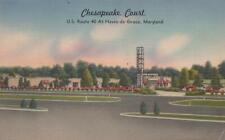 Postcard Chesapeake Court Havre de Grace Maryland MD  picture