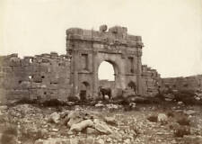 Arch of Antoninus Pius ancient city of Sufetula Sbeitla Tunisia 1875 Old Photo picture
