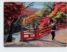 Postcard A Sales Girl From Ohara Takao Kyoto Japan picture