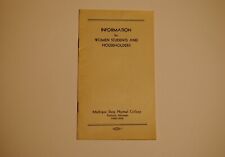Vintage 1942 Information for Women Students Householders MI State Normal College picture