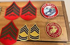 Lot of 15 Original WWII and Korea Patches - US Army, Marines, Navy - Made in USA picture