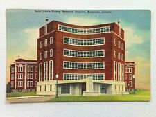 Vintage Postcard 1954 Saint John's Hickey Memorial Hospital Anderson IN Indiana picture