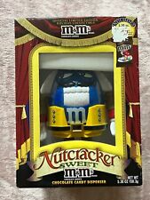 M&M’s MM  Nutcracker Sweet Candy Dispenser Holiday Christmas Limited Edtion BLUE picture