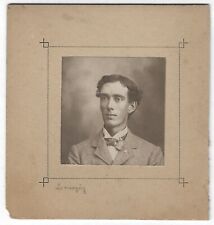 George Rounseville Id'd Genealogy 1899 Antique Card Photo Handsome Man picture