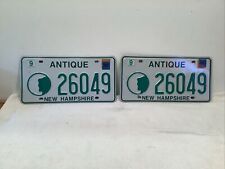 Antique New Hampshire License Plate NH License 