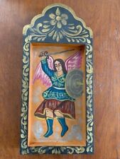 Wooden Framed Retablo of St. Michael the Warrior – 28340 picture