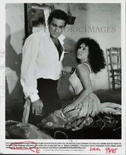 1984 Press Photo Placido Domingo & Julia Migenes-Johnson in 