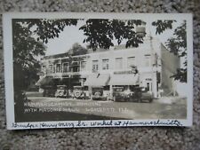 Postcard Lombard Illinois Hammerschmidt Building w Masonic Hall, 1930's picture