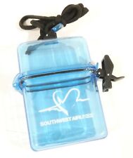 SOUTHWEST AIRLINES BLUE WATERPROOF BADGE OR ID HOLDER picture