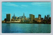 New York City NY, Midtown Manhattan Skyline, Antique Vintage Postcard picture