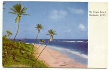 Barbados B.W.I. The Crane Beach Postcard picture