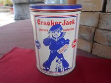 Vintage CRACKER JACK POPCORN Collectible Sailor Boy Tin Canister 8