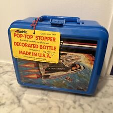Vintage GI Joe Real American Hero Blue Lunch Box Thermos 1989 Aladdin NOS / NEW picture