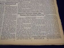 1945 MAY 28 NEW YORK TIMES - GOERING'S SUCCESSOR ENDS LIFE - NT 655 picture