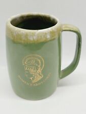 Women's Army Corps WAC  Vintage Hull Ovenproof Drip Glaze Green Coffee Mug picture