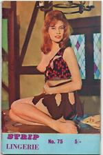 GLAMOUR PINUP CHEESECAKE FETISH BAREFOOT BRITISH UK ISSUED STRIP LINGERIE picture