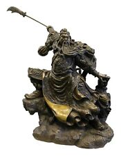 Chinese Handmade Metal Bronze General Quan Statue cs2192 picture