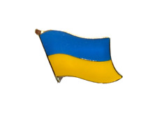 Ukraine Flag Pin, New, for hat lapel backpack, Ukrainian picture