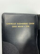 VINTAGE GM 1956 CHEVROLET ENGINEERING CENTER OPEN HOUSE PADFOLIO WARREN MI  picture
