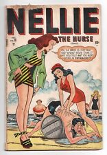 Nellie The Nurse Comics #16 (Timely/Marvel 1948) GGA, Headlights Cover | GD+ 2.5 picture