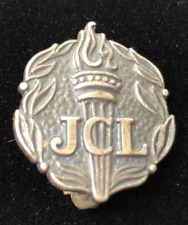 Vintage Sterling Silver JCL PIN Junior Classical League School Pin picture