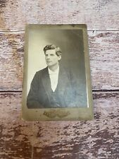 Antique Cabinet Card Photo names & dated 1899 I Kenberry Newton Iowa picture