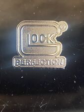 Glock Perfection lapel pin silver color 1” new for hat jacket range bag picture