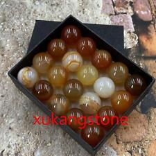 Wholesale 20PCS Natural agate Ball Quartz Crystal Sphere 15mm+box picture