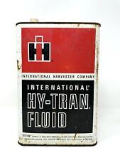 Vintage International Harvester Hy-Tran Fluid 1 Gallon EMPTY Can picture