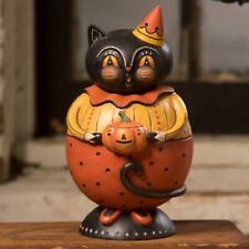 New Bethany Lowe Johanna Parker Purscilla Spooks Halloween Jar Black Cat picture