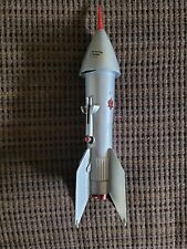 Vintage Astro MFG Berzac Creation Missile Rocket Coin Bank, Has Top, No Key picture