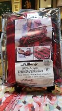 VTG Picnic, Home, Auto, Beach Plaid Blanket 50x60 100% Acrylic St Mary's picture