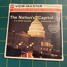VIEW-MASTER PACKET A 794 THE NATION'S CAPITOL VINTAGE VIEWMASTER SET 3 REELS  2C picture
