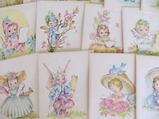 Vintage Boxed Greeting Cards-RARE-Fairy Babies-UNUSED picture