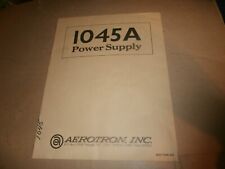 Vintage Aerotron 1045A Power Supply Manual picture