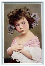 1909 Pretty Little Girl Studio Portrait Cobbleskill Fair New York NY Postcard picture