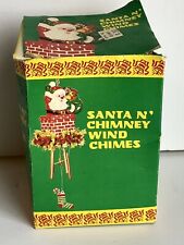 Vintage Christmas Santa Claus N Chimney Wind Chimes Kitsch JSNY Hong Kong picture