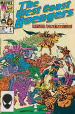 West Coast Avengers #4 FN; Marvel | 1st appearance Master Pandemonium - we combi picture