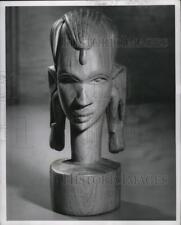 1953 Press Photo East African Wood carvings - mja31088 picture